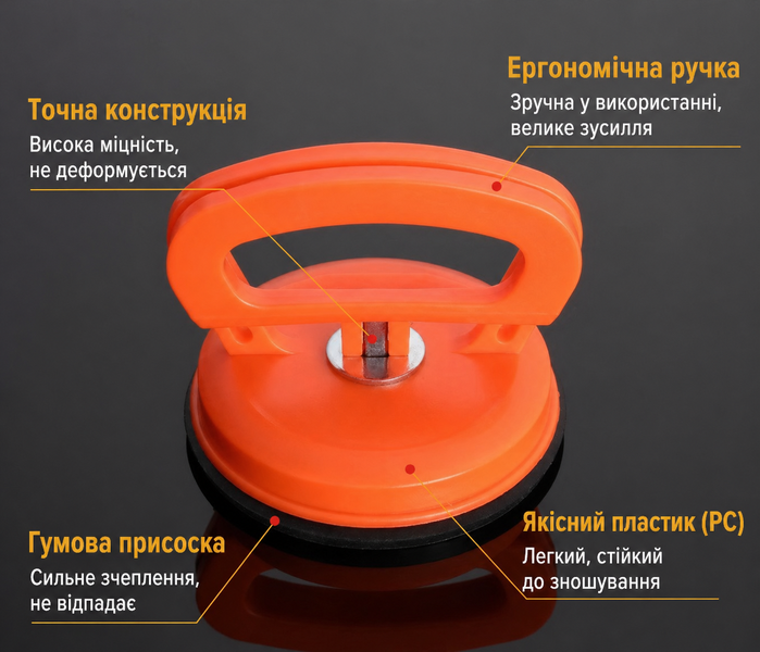 Вакуумна присоска одинарна &Oslash;117 мм P004 фото